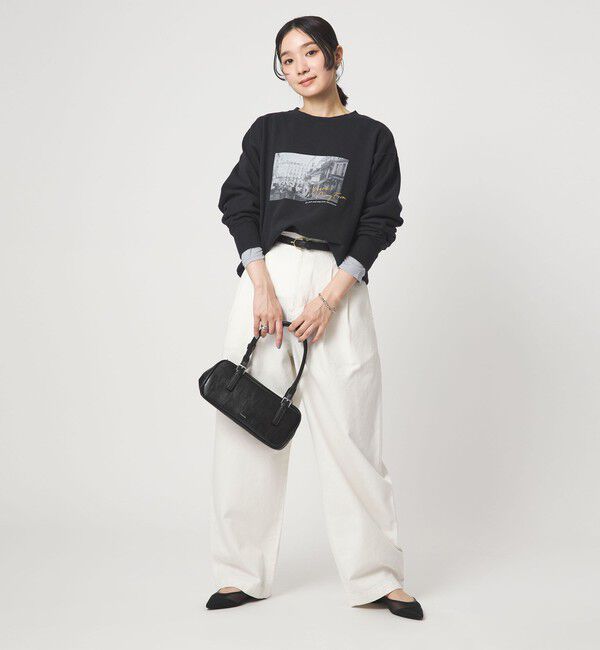 UNITED ARROWS green label relaxing「【WEB限定】＜at ease＞シアー テンジク ロングスリーブ カットソー」|Tシャツ・カットソー|