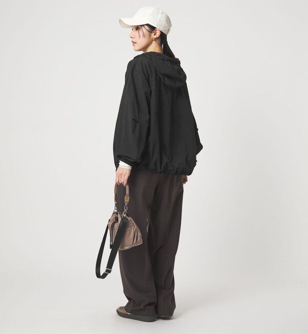 UNITED ARROWS green label relaxing「【WEB限定】＜at ease＞フード ブルゾン マシンウォッシャブル 撥水 UVカット」|ブルゾン・スタジャン|