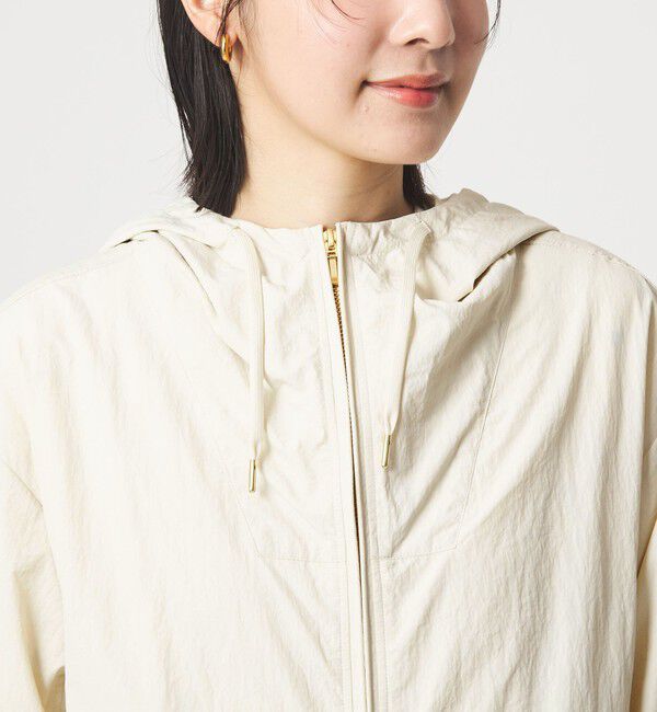 UNITED ARROWS green label relaxing「【WEB限定】＜at ease＞フード ブルゾン マシンウォッシャブル 撥水 UVカット」|ブルゾン・スタジャン|