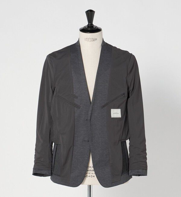 UNITED ARROWS green label relaxing「A+ プリントジャージ 2B スタンダード セットアップ ジャケット -ウォッシャブル・ストレッチ-」|テーラードジャケット|