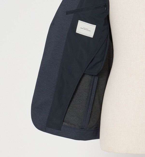 UNITED ARROWS green label relaxing「A+ プリントジャージ 2B スタンダード セットアップ ジャケット -ウォッシャブル・ストレッチ-」|テーラードジャケット|