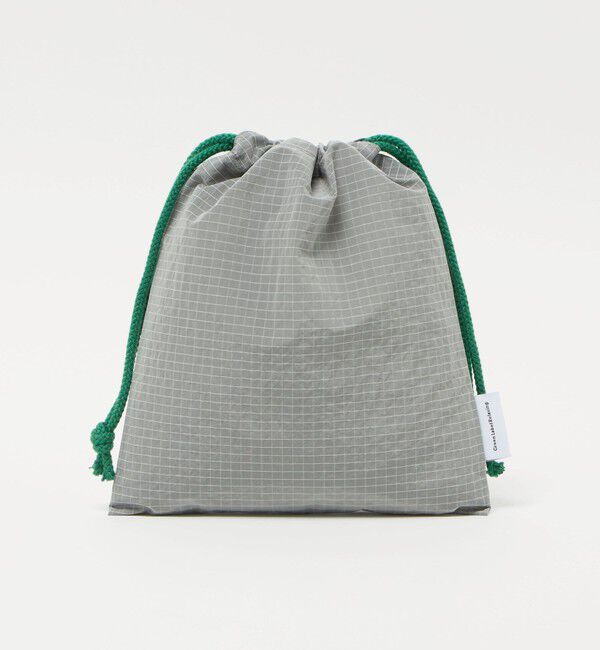 UNITED ARROWS green label relaxing「巾着バッグ（小）（リップストック） / キッズ」|その他|MD.GRAY