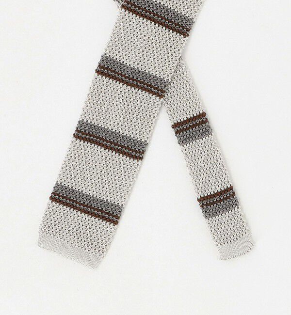 UNITED ARROWS green label relaxing「＜Bleck＞6.5cm ニット ボーダー ネクタイ」|ネクタイ・蝶ネクタイ|