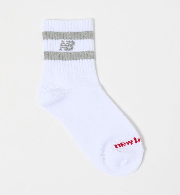 UNITED ARROWS green label relaxing「＜New Balance＞ラインソックス 3P / キッズ  」|ソックス|