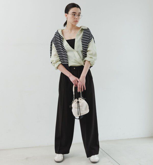 UNITED ARROWS green label relaxing「【結論シリーズ】リネン2WAYシャツ［size SHORTあり］」|シャツ・ブラウス|