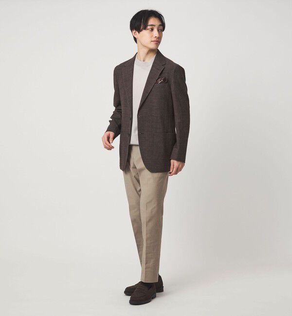 UNITED ARROWS green label relaxing「エブリット TCPU オックス スリム スラックス -ストレッチ-」|スラックス|