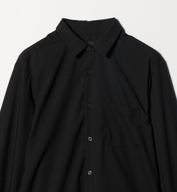 UNITED ARROWS green label relaxing「【WEB限定】JUST fit ウールライク シャツ -横ストレッチ-」|シャツ・ブラウス|