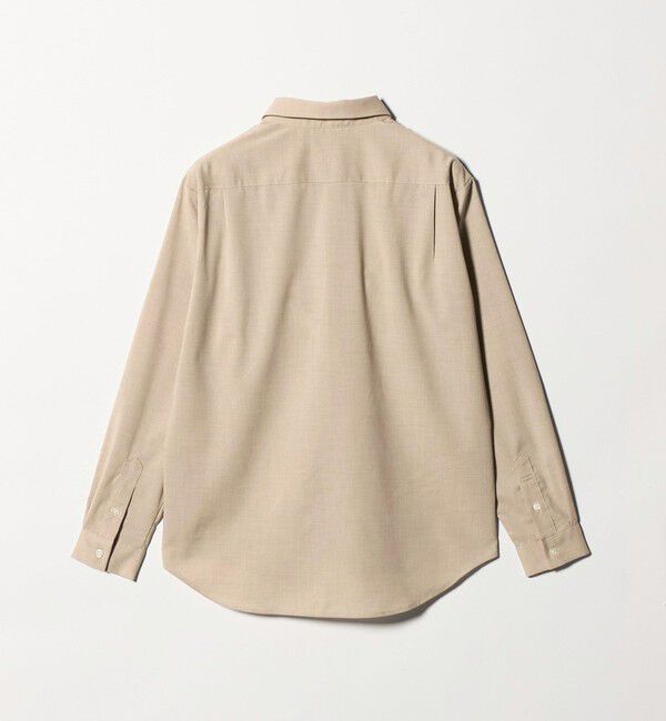 UNITED ARROWS green label relaxing「【WEB限定】JUST fit ウールライク シャツ -横ストレッチ-」|シャツ・ブラウス|