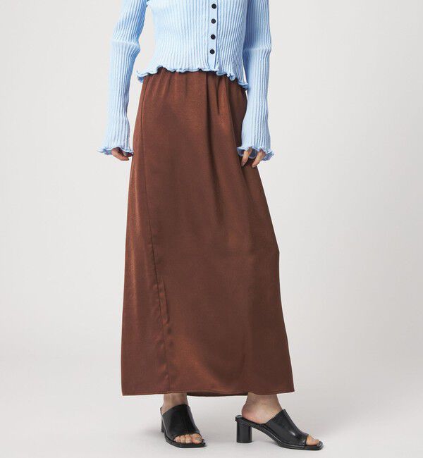 EMMEL REFINES「＜EMMEL REFINES＞EM ワッシャーVTG イージーサテンスカート」|スカート|