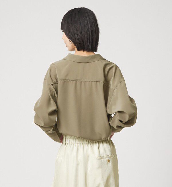 EMMEL REFINES「＜EMMEL REFINES＞EM ハシゴレース トロミシャツ」|シャツ・ブラウス|