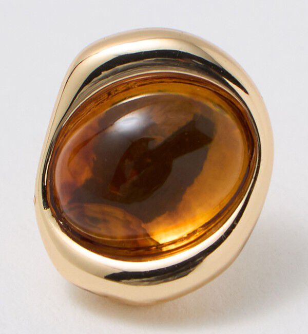 UNITED ARROWS green label relaxing「オーバルマーブル＆メタルフレーム ピアス」|ピアス|