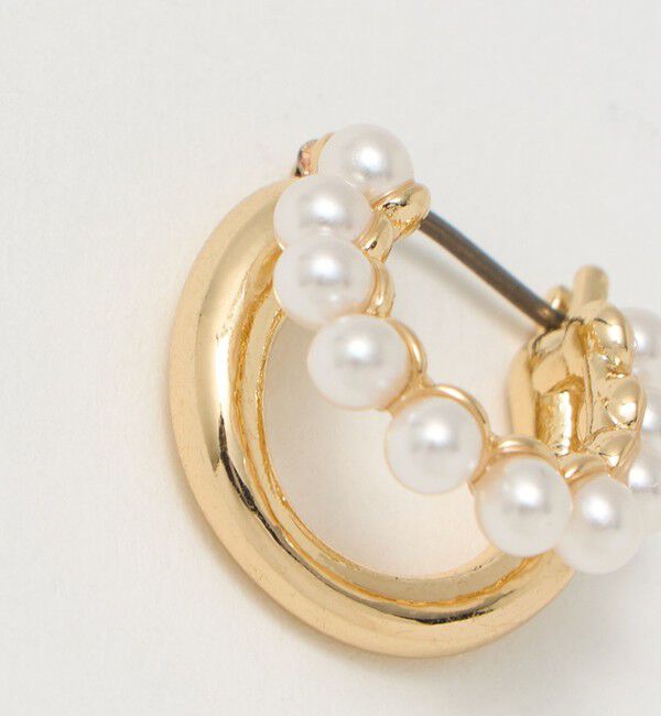 UNITED ARROWS green label relaxing「 コンビ ダブルライン ピアス」|ピアス|