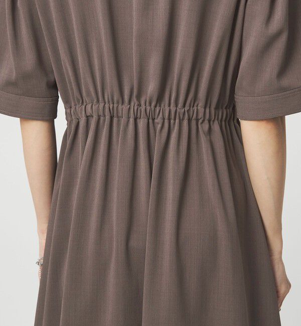 UNITED ARROWS green label relaxing「Vカラー フレア ボタン ワンピース」|ワンピース|