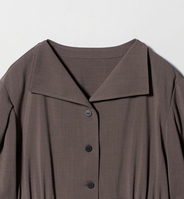 UNITED ARROWS green label relaxing「Vカラー フレア ボタン ワンピース」|ワンピース|