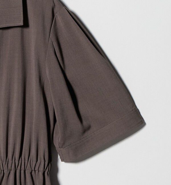 UNITED ARROWS green label relaxing「Vカラー フレア ボタン ワンピース」|ワンピース|