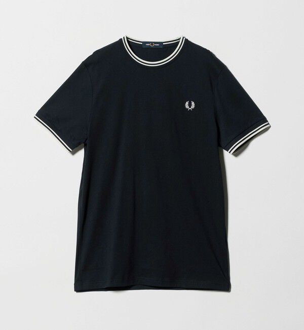 UNITED ARROWS green label relaxing「【WEB限定】＜FRED PERRY＞ツインティップ Tシャツ」|Tシャツ・カットソー|NAVY