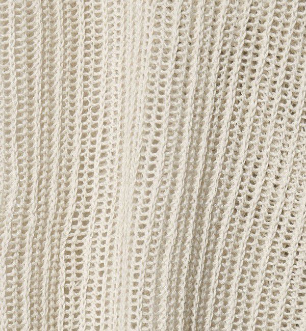 UNITED ARROWS green label relaxing「メッシュ リボン Vネック カーディガン」|カーディガン|