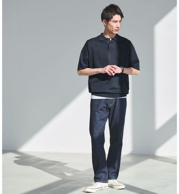 UNITED ARROWS green label relaxing「BREEZY ペーパー 半袖 ポロシャツ -ハンドウォッシャブル・抗菌・通気性-」|ポロシャツ|