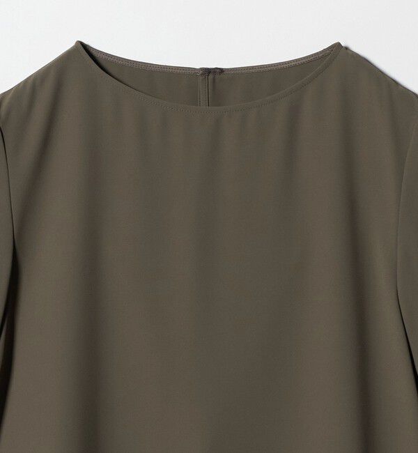 UNITED ARROWS green label relaxing「クルーネック ショートスリーブ ブラウス マシンウォッシャブル UVカット」|シャツ・ブラウス|