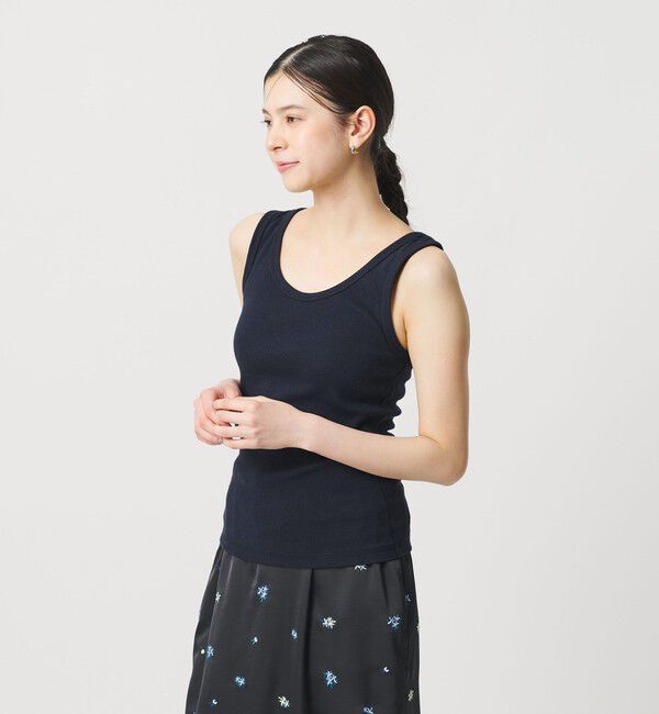 BEAUTY&YOUTH UNITED ARROWS「コットンブレンド テレコ タンクトップ」|タンクトップ|