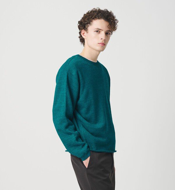 BEAUTY&YOUTH UNITED ARROWS「WJQ カットオフ クルーネック ニット ウォッシャブル」|ニット・セーター|