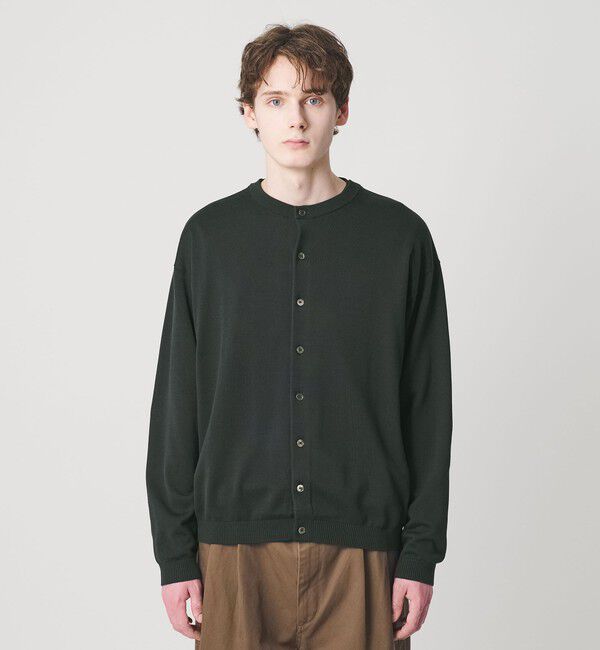 BEAUTY&YOUTH UNITED ARROWS「コットン 8B クルーネック カーディガン」|カーディガン|