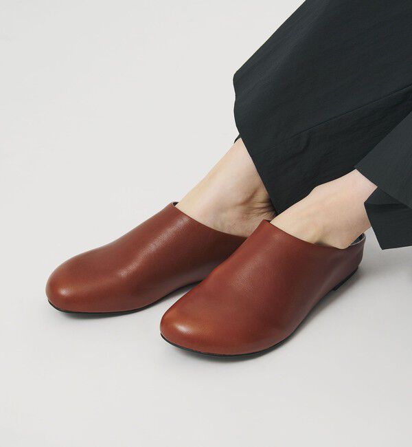 BEAUTY&YOUTH UNITED ARROWS「レザー インヒール スリッポン」|ローファー|