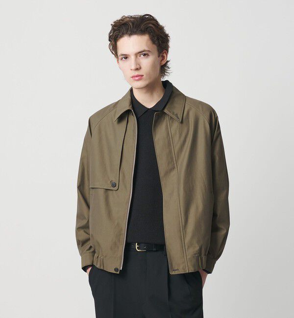 BEAUTY&YOUTH UNITED ARROWS「Veldam ギャバ ショート ジャケット」|ブルゾン・スタジャン|OLIVE