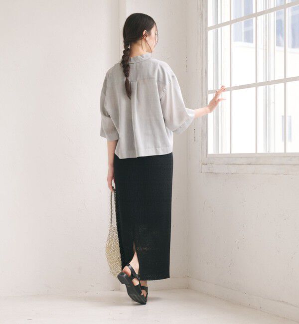 BEAUTY&YOUTH UNITED ARROWS「レースプリーツ タイトスカート ウォッシャブル」|タイト|