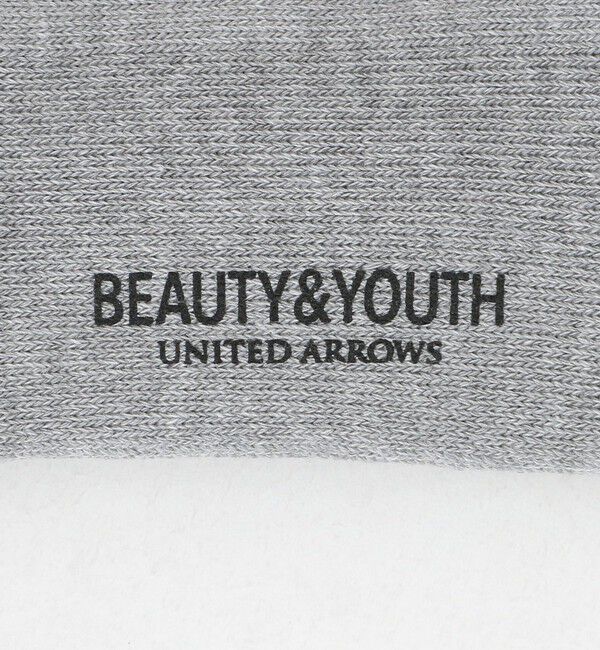 BEAUTY&YOUTH UNITED ARROWS「レイヤード リブ パイル クウォータ― ソックス」|ソックス|