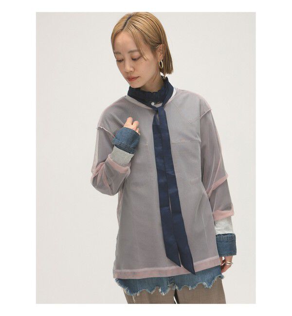 BEAMSBOY「maturely / デタッチ ボウタイ」|マフラー|