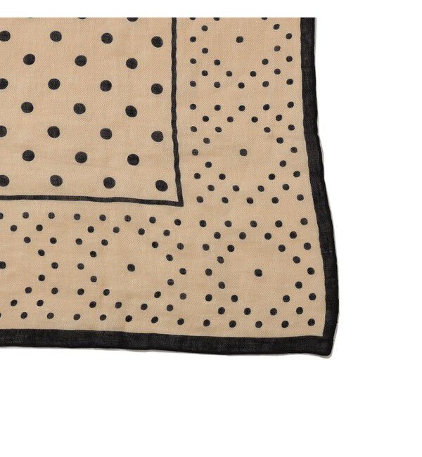 Demi-Luxe BEAMS 「manipuri / ジオメトリック ドット ストール」|ストール|