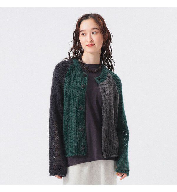 BEAMSBOY「モヘア クレイジー カーディガン」|ニット・セーター|