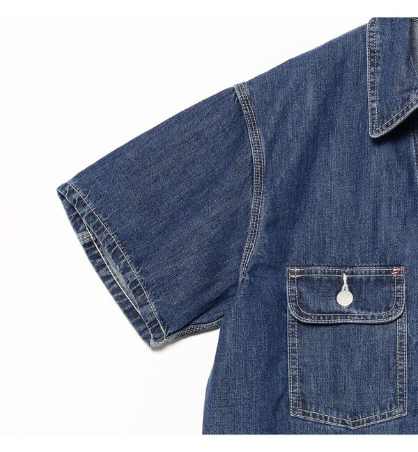 BEAMSBOY「デニム カバーオール ショートスリーブ」|ブルゾン・スタジャン|