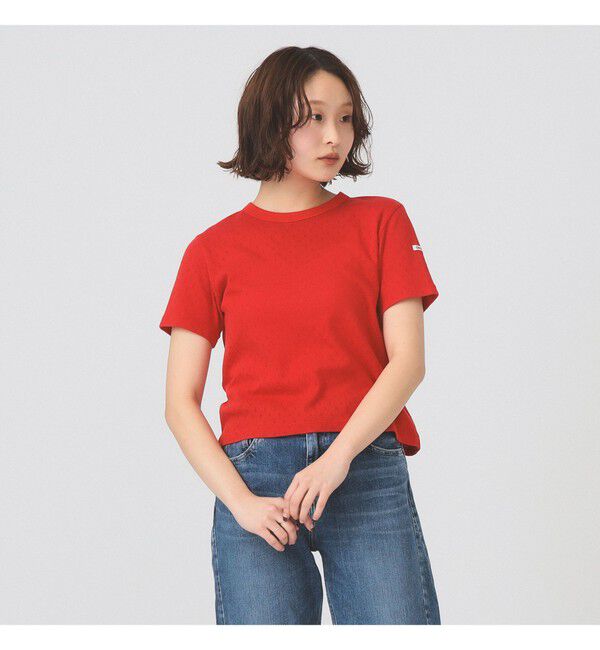 Ray BEAMS 「ORCIVAL / パターン メッシュ クルーネック Tシャツ」|Tシャツ・カットソー|