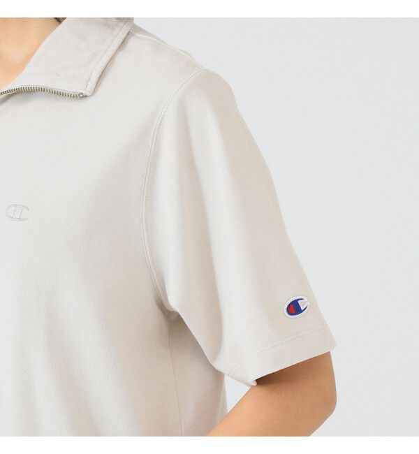 Ray BEAMS 「【別注】Champion / ハーフ ジップ Tシャツ」|Tシャツ・カットソー|