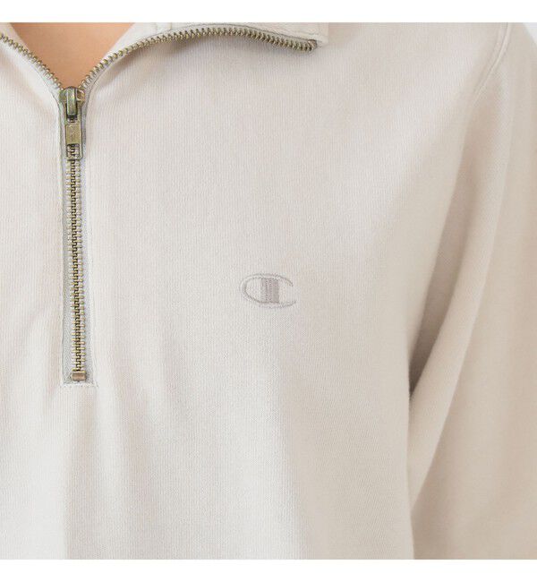 Ray BEAMS 「【別注】Champion / ハーフ ジップ Tシャツ」|Tシャツ・カットソー|