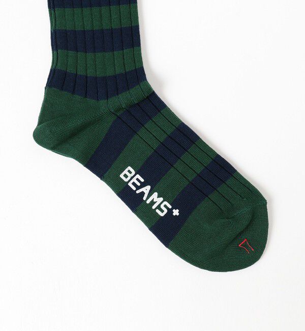 BEAMS PLUS「Rib Stripe Socks」|ソックス|