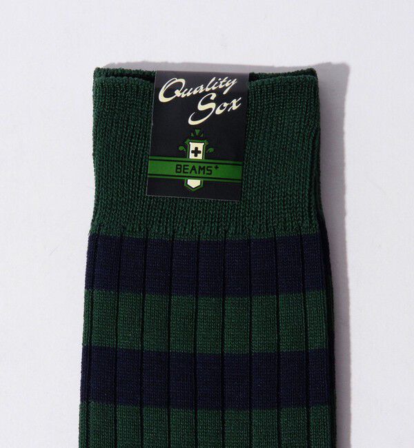 BEAMS PLUS「Rib Stripe Socks」|ソックス|
