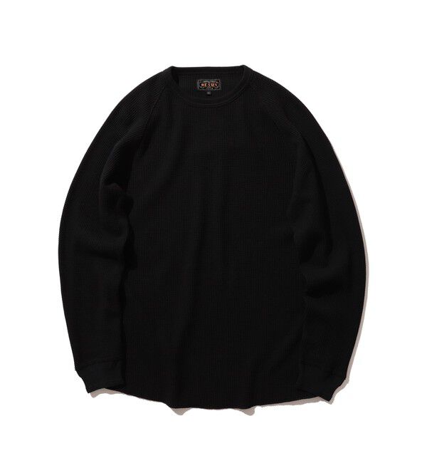 BEAMS PLUS「Crew Thermal 30//-」|Tシャツ・カットソー|BLACK