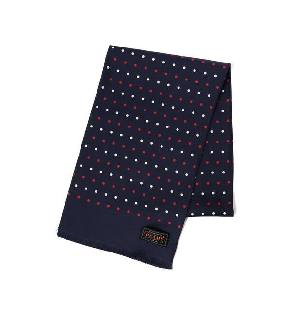 BEAMS PLUS「BEAMS PLUS / Silk Stole Dot Print」|ストール|