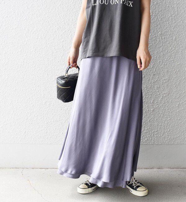 SHIPS for women「レーヨンシルクマーメイドロングスカート◇」|スカート|