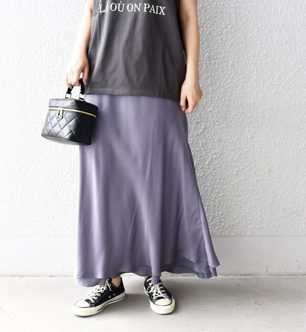 SHIPS for women「レーヨンシルクマーメイドロングスカート◇」|スカート|