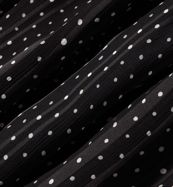 SHIPS for women「〈手洗い可能〉サテン 楊柳 ドット プリント ワンピース◆」|ワンピース|