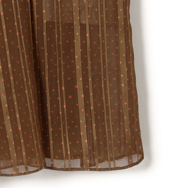 SHIPS for women「〈手洗い可能〉サテン 楊柳 ドット プリント ワンピース◆」|ワンピース|