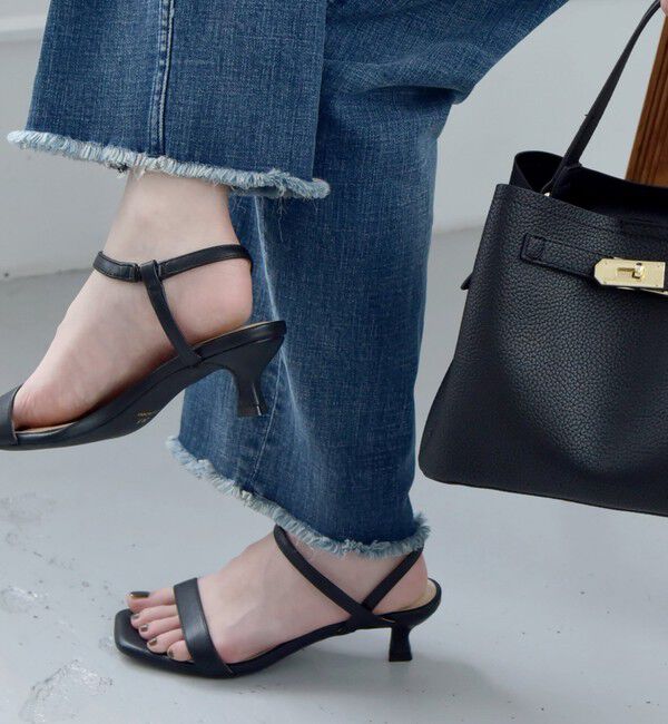 quaranciel「quaranciel: ストラップ ヒール サンダル」|サンダル|