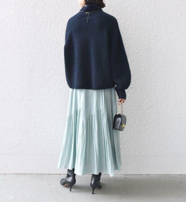 SHIPS for women「〈手洗い可能〉割繊 バイアス 切替 フレア スカート 24SS ◇」|スカート|