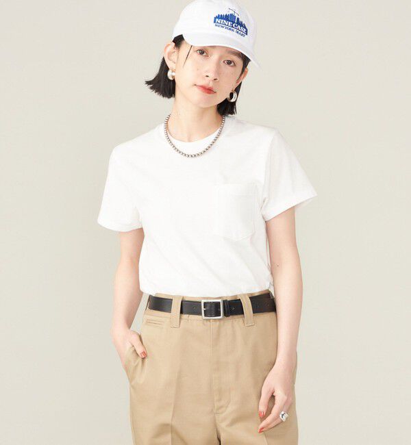 SHIPS for women「SHIPS NINE CASE:ポケット TEE ◇」|Tシャツ・カットソー|