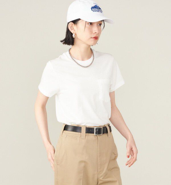 SHIPS for women「SHIPS NINE CASE:ポケット TEE ◇」|Tシャツ・カットソー|