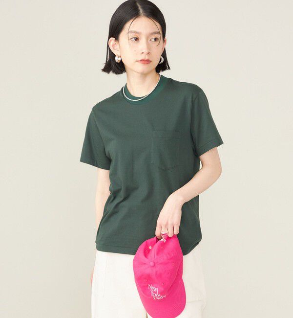 SHIPS for women「SHIPS NINE CASE:ポケット TEE ◇」|Tシャツ・カットソー|